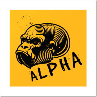 Alpha Gorilla Posters and Art